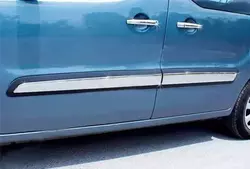 Дверні молдинги (4 шт., нерж.) OmsaLine - Італійська нержавійка для Citroen Berlingo 2008-2018 рр Дверні молдинги (4 шт., нерж.) OmsaLine - Італійська нержавійка для Citroen Berlingo 2008-2018 рр