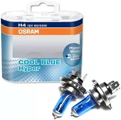 Лампа головного світла Osram H4 60/55W Cool Blue Hyper 64193CBH для Універсальні товари Лампа головного світла Osram H4 60/55W Cool Blue Hyper 64193CBH для Універсальні товари