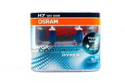 Лампа головного світла Osram H7 55W Cool Blue Hyper 62210CBH для Універсальні товари Лампа головного світла Osram H7 55W Cool Blue Hyper 62210CBH для Універсальні товари