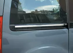 Молдинги на зсувні двері (2 шт., нерж.) OmsaLine - Італійська нержавійка для Citroen Berlingo 2008-2018 рр Молдинги на зсувні двері (2 шт., нерж.) OmsaLine - Італійська нержавійка для Citroen Berlingo 2008-2018 рр