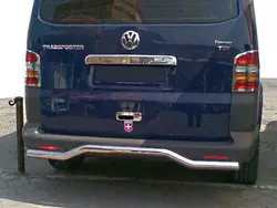 Задня дуга хвиля (нерж) для Volkswagen T5 Multivan 2003-2010 рр Задня дуга хвиля (нерж) для Volkswagen T5 Multivan 2003-2010 рр