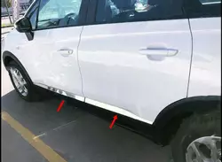 Молдинг дверний (4 шт., нерж.) Carmos - Турецька сталь для Opel Crossland X Молдинг дверний (4 шт., нерж.) Carmos - Турецька сталь для Opel Crossland X