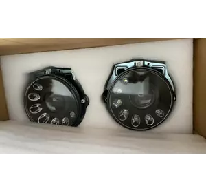 Передні фари Мanor Black LED (2006-2017) для Mercedes G сlass W463 рр Передні фари Мanor Black LED (2006-2017) для Mercedes G сlass W463 рр