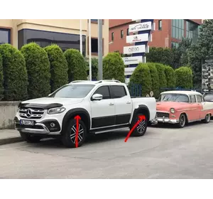 Розширювачі колісних арок (під фарбування) для Mercedes X class Розширювачі колісних арок (під фарбування) для Mercedes X class