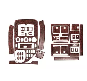 Накладки на панель Meric (V-клас, 1999-2003) Дерево для Mercedes Vito W638 років Накладки на панель Meric (V-клас, 1999-2003) Дерево для Mercedes Vito W638 років