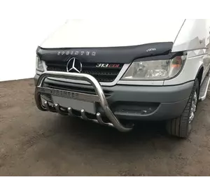 Кенгурятник WT003 (нерж.) для Mercedes Sprinter W901-905 1995-2006 рр Кенгурятник WT003 (нерж.) для Mercedes Sprinter W901-905 1995-2006 рр