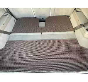 Килимок багажника з 3 частин (EVA, цегляний) для Volvo XC90 2002-2014 рр Килимок багажника з 3 частин (EVA, цегляний) для Volvo XC90 2002-2014 рр