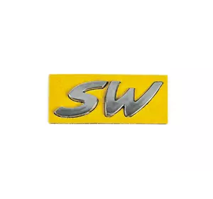 Напис SW (64мм на 21мм) для Peugeot 307