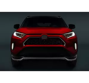 Накладки на решітку (2 шт) для Toyota Rav 4 2019-2024 Накладки на решітку (2 шт) для Toyota Rav 4 2019-2024
