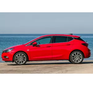Окантовка вікон (нерж) Верхня для Opel Astra K 2016-2021рр