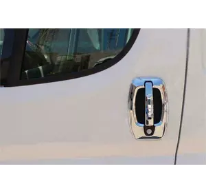 Накладки на ручки (нерж.) Накладки на ручки (4 частини) для Fiat Ducato 2006-2024 та рр Накладки на ручки (нерж.) Накладки на ручки (4 частини) для Fiat Ducato 2006-2024 та рр
