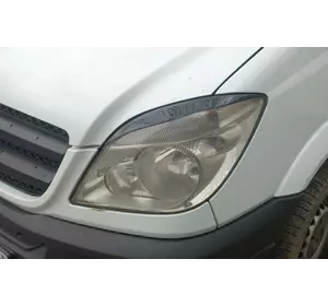 Вії Прямі (чорні, ABS, 2006-2013) чорний глянець для Mercedes Sprinter W906 рр Вії Прямі (чорні, ABS, 2006-2013) чорний глянець для Mercedes Sprinter W906 рр