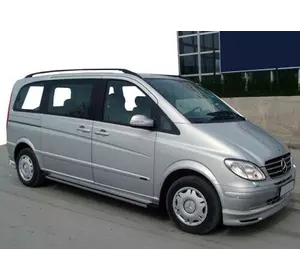 Накладка на бампер BRB V1 (під фарбування) 2010-2015 рік для Mercedes Vito W639 рр Накладка на бампер BRB V1 (під фарбування) 2010-2015 рік для Mercedes Vito W639 рр
