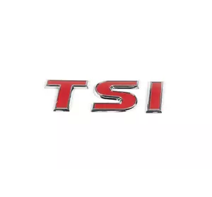 Напис TSI (косою шрифт) Всі червоні для Volkswagen Tiguan 2007-2016 рр Напис TSI (косою шрифт) Всі червоні для Volkswagen Tiguan 2007-2016 рр