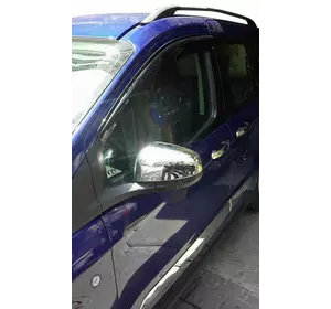 Накладки на дзеркала (2 шт., пласт) Carmos, 2014-2017 для Ford Courier рр Накладки на дзеркала (2 шт., пласт) Carmos, 2014-2017 для Ford Courier рр