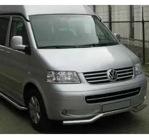 Нижня губа хвиля (нерж) для Volkswagen T5 Multivan 2003-2010 рр Нижня губа хвиля (нерж) для Volkswagen T5 Multivan 2003-2010 рр
