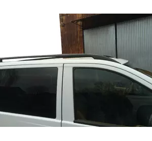 Рейлінги чорні CAN (Оригінальний дизайн) Коротка база (SHORT) для Mercedes Vito W639 2004-2015рр Рейлінги чорні CAN (Оригінальний дизайн) Коротка база (SHORT) для Mercedes Vito W639 2004-2015рр