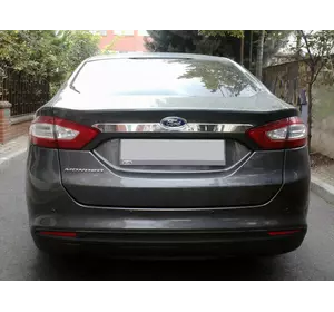 Хром планка над номером (нерж) для Ford Fusion 2012-2020 рр Хром планка над номером (нерж) для Ford Fusion 2012-2020 рр