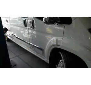 Бокові пороги під покраску (Meliset) для Fiat Ducato 2006-2024 та рр Бокові пороги під покраску (Meliset) для Fiat Ducato 2006-2024 та рр
