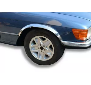 Накладки на арки (4 шт, нерж) для Mercedes W107 Накладки на арки (4 шт, нерж) для Mercedes W107