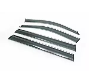 Вітровики з хромом (4 шт, HIC) для Mercedes GL/GLS сlass X166 Вітровики з хромом (4 шт, HIC) для Mercedes GL/GLS сlass X166