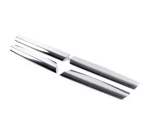 Накладки на решітку (2006-2013, нерж) Carmos - Турецька сталь для Mercedes Sprinter W906 рр Накладки на решітку (2006-2013, нерж) Carmos - Турецька сталь для Mercedes Sprinter W906 рр