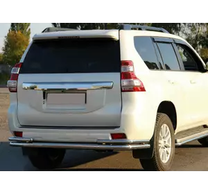 Задня дуга AK005-2 (нерж) для Toyota Land Cruiser Prado 150 Задня дуга AK005-2 (нерж) для Toyota Land Cruiser Prado 150
