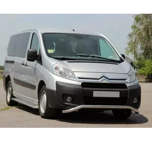 Передній захист ST007 (нерж.) 51 мм для Fiat Scudo 2007-2015 рр Передній захист ST007 (нерж.) 51 мм для Fiat Scudo 2007-2015 рр