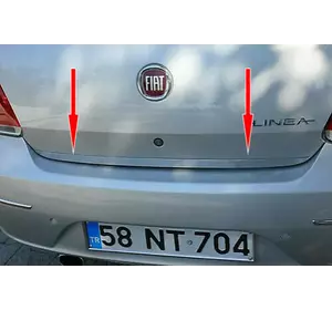 Кромка багажника (нерж.) для Fiat Linea 2006-2018 рр Кромка багажника (нерж.) для Fiat Linea 2006-2018 рр