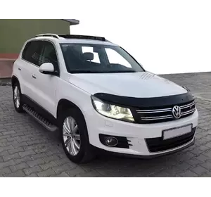 Дефлектор капоту (EuroCap) для Volkswagen Tiguan 2007-2016 рр Дефлектор капоту (EuroCap) для Volkswagen Tiguan 2007-2016 рр