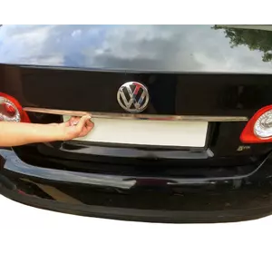 Планка над номером (нерж) для Volkswagen Jetta 2006-2011 рр Планка над номером (нерж) для Volkswagen Jetta 2006-2011 рр