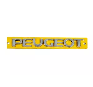 Напис Peugeot 8665.PW (137мм на 15мм) для Peugeot 207