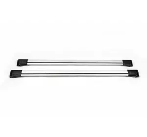 Перемички на рейлінги під ключ (2 шт) Сірий для Hyundai H200, H1, Starex 1998-2007 рр Перемички на рейлінги під ключ (2 шт) Сірий для Hyundai H200, H1, Starex 1998-2007 рр