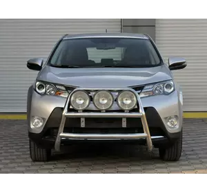 Кенгурятник WT018 (нерж) для Toyota Rav 4 2013-2018 рр Кенгурятник WT018 (нерж) для Toyota Rav 4 2013-2018 рр