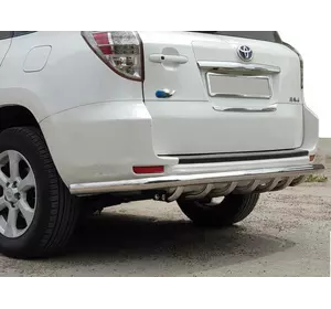 Задній захист AK005-15 (2 шт., нерж) для Toyota Rav 4 2006-2013 років Задній захист AK005-15 (2 шт., нерж) для Toyota Rav 4 2006-2013 років