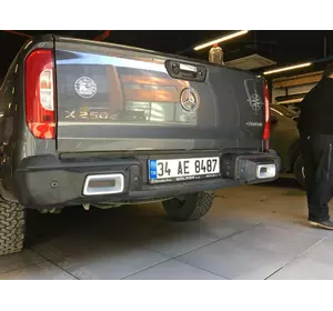 Задній диффузор (чорний мат) для Mercedes X class Задній диффузор (чорний мат) для Mercedes X class