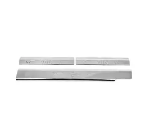 Уцінка! Накладки на внутрішні пороги Carmos V3 (2 шт, нерж) для Mercedes Vito W638 1996-2003 років Уцінка! Накладки на внутрішні пороги Carmos V3 (2 шт, нерж) для Mercedes Vito W638 1996-2003 років