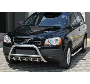 Кенгурятник WT003 (нерж.) для Volvo XC90 2002-2014 рр Кенгурятник WT003 (нерж.) для Volvo XC90 2002-2014 рр