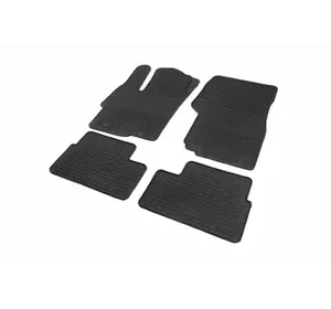 Гумові килимки (4 шт, Polytep) для Mitsubishi Lancer X 2008-2024 рр