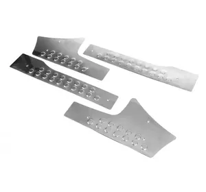 Накладки на внутрішні пороги OmsaLine (нерж) 4 шт, OmsaLine - Італійська нержавійка для Citroen Berlingo 2008-2018 рр Накладки на внутрішні пороги OmsaLine (нерж) 4 шт, OmsaLine - Італійська нержавійка для Citroen Berlingo 2008-2018 рр