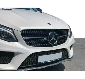 Тюнінг решітка радіатора (Diamond Black) З місцем під камеру для Mercedes GLE coupe C292 2015-2019рр Тюнінг решітка радіатора (Diamond Black) З місцем під камеру для Mercedes GLE coupe C292 2015-2019рр