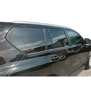 Рейлінги Lexus-дизайн (2 шт, сірі) для Toyota Land Cruiser Prado 150 Рейлінги Lexus-дизайн (2 шт, сірі) для Toyota Land Cruiser Prado 150