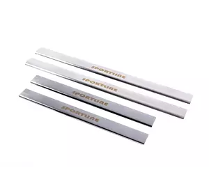 Накладки на дверні пороги SportLine (4 шт, нерж.) для Mercedes E-сlass W124 1984-1997 рр Накладки на дверні пороги SportLine (4 шт, нерж.) для Mercedes E-сlass W124 1984-1997 рр