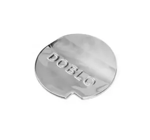 Накладка на лючок бензобака Carmos (нерж.) для Fiat Doblo II 2010-2022 рр Накладка на лючок бензобака Carmos (нерж.) для Fiat Doblo II 2010-2022 рр