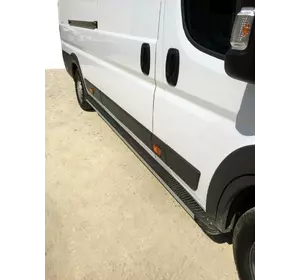 Бокові пороги Maya (2 шт., алюміній) Довга база для Fiat Ducato 2006-2024 та рр Бокові пороги Maya (2 шт., алюміній) Довга база для Fiat Ducato 2006-2024 та рр