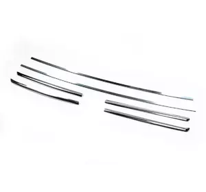 Накладки на решітку радіатора 2006-2014 (6 шт, нерж.) для Fiat Ducato 2006-2024 та 2014-2024 рр Накладки на решітку радіатора 2006-2014 (6 шт, нерж.) для Fiat Ducato 2006-2024 та 2014-2024 рр