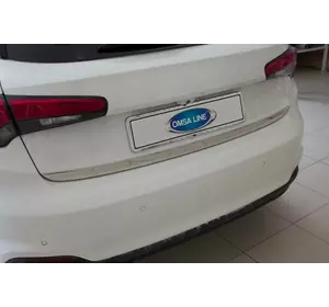 Кромка багажника (нерж) Carmos - Турецька сталь для Fiat Tipo Cross Кромка багажника (нерж) Carmos - Турецька сталь для Fiat Tipo Cross