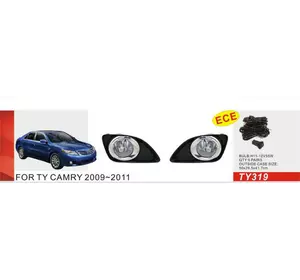 Протитуманки 2009-2011 (2 шт, галогенні) для Toyota Camry рр Протитуманки 2009-2011 (2 шт, галогенні) для Toyota Camry рр