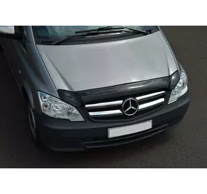 Дефлектор капоту (EuroCap) для Mercedes Vito W639 2004-2015рр Дефлектор капоту (EuroCap) для Mercedes Vito W639 2004-2015рр