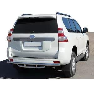 Задня дуга AK002-2v1 (нерж) для Toyota Land Cruiser Prado 150 Задня дуга AK002-2v1 (нерж) для Toyota Land Cruiser Prado 150